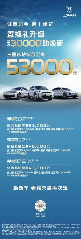 揭榜9月销量!上汽荣威销量环比劲增26.76%,多重补贴开启黄金周购车季