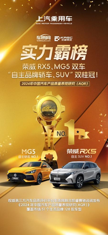上汽荣威再获CACSI用户满意度认证,大厂实力 品质之选