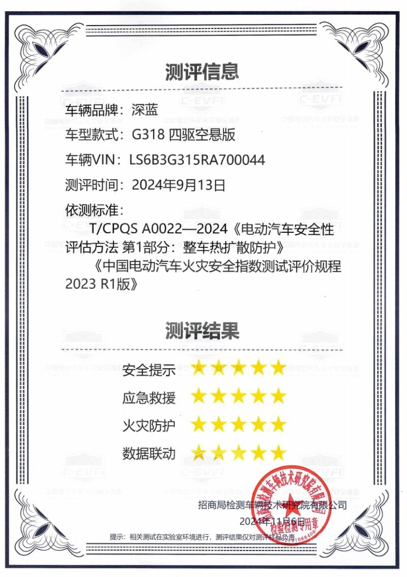 深蓝G318多项荣耀加身,动力、底盘、安全、设计等全面开花!