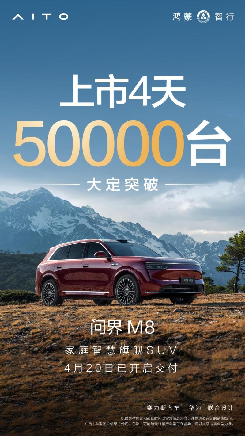 百组车主齐聚问界M8交付现场,中国智造加速度惊爆同行
