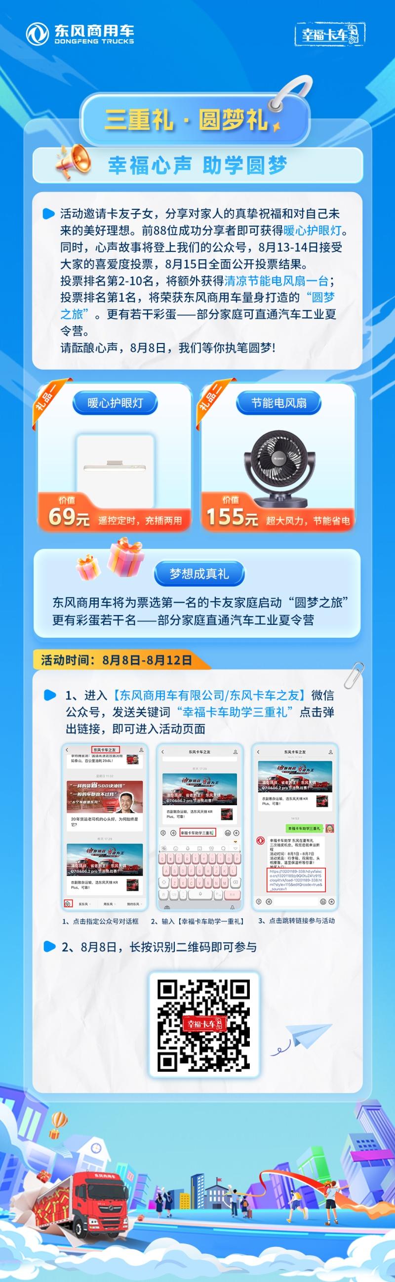 2025东风商用车助学季启动 三重幸福礼助卡友家庭圆梦