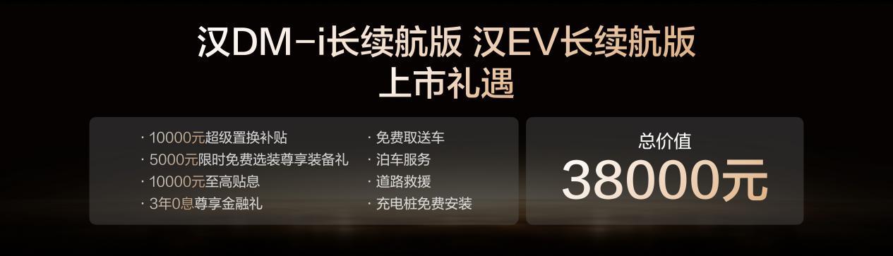 越级进享!比亚迪汉长续航版上市,补贴后售价15.98万-20.58万元