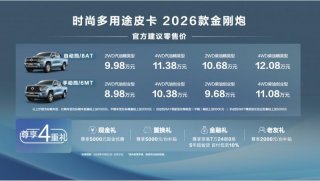 赋能新时代奋斗者 2026款金刚炮已就位 8.98万起助你开局即领先