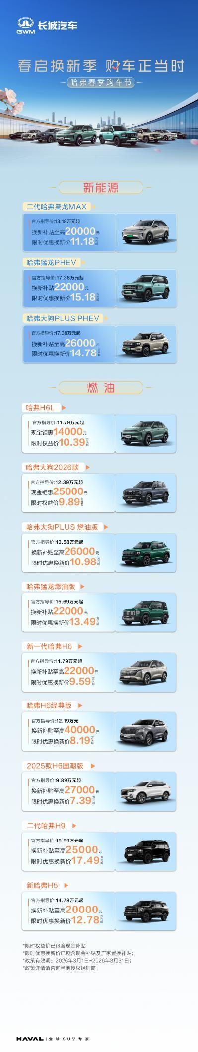 哈弗温暖科技守护元宵团圆，新春钜惠助力每一场相聚