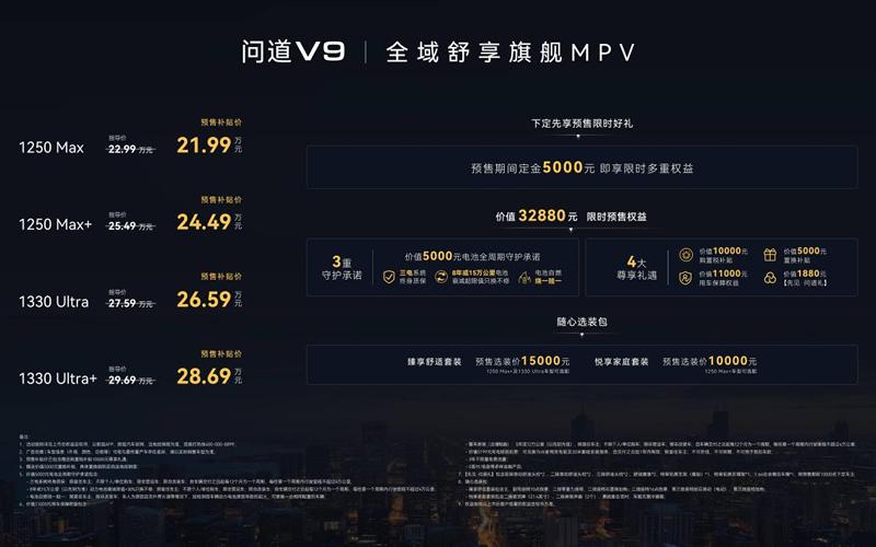 全域舒享旗舰MPV登场！极狐问道V9预售补贴价21.99万起，带来百万级旗舰气场