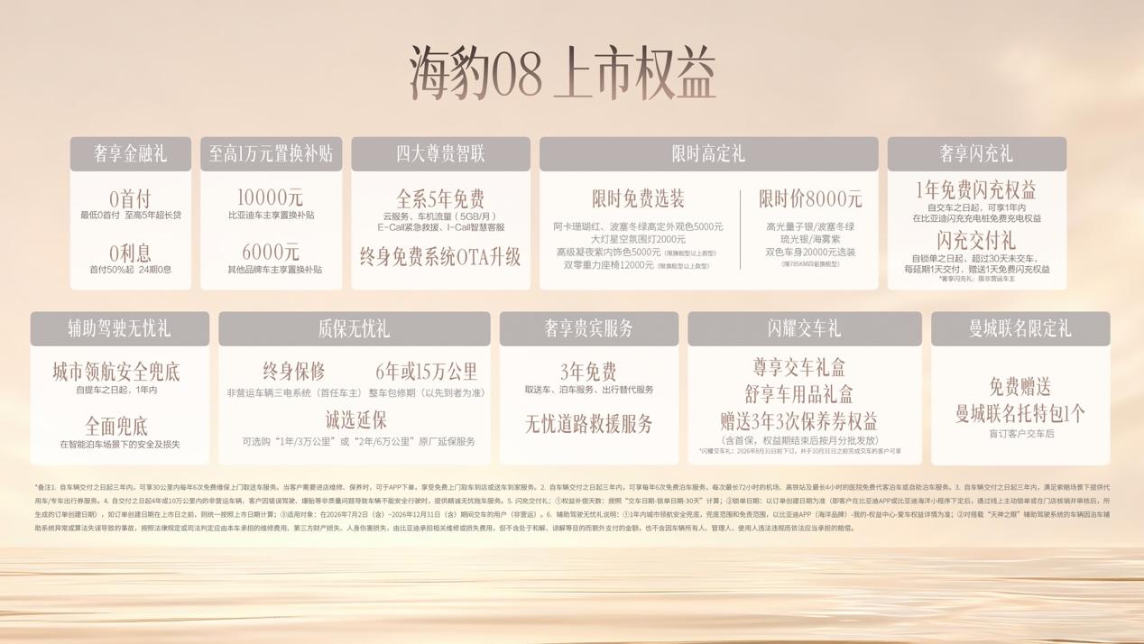 19.69万元起售价百万级体验！30万以内最全能的旗舰家轿比亚迪海豹08上市